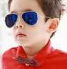 Sunshine Chic: Classic Colourful Mirror Kids Fashion Sunglasses - Trendy Eyewear for Boys and Girls. Perfect Outdoors Goggle!