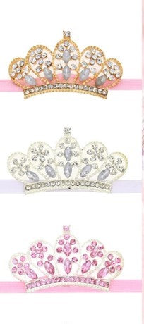 Tiny Royalty: Infant, Baby, Toddler Crystal Tiara - A Sparkling Headdress for Birthday, Photo Shoots, Christening, and Special Occasions! - Kids Jewellery Shop