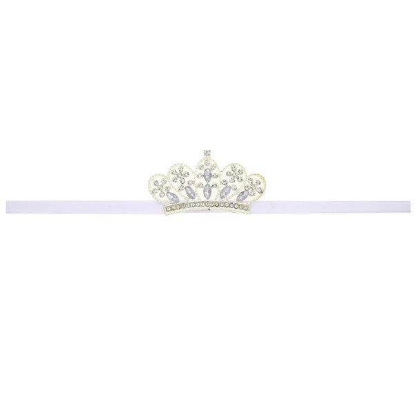 Tiny Royalty: Infant, Baby, Toddler Crystal Tiara - A Sparkling Headdress for Birthday, Photo Shoots, Christening, and Special Occasions! - Kids Jewellery Shop