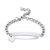 Engravable Unisex Baby Chain Bracelet - Timeless Keepsake for Newborns, Infants, and Toddlers (12cm to 15cm)!