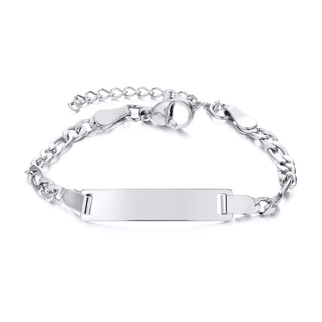 Engravable Unisex Baby Chain Bracelet - Timeless Keepsake for Newborns, Infants, and Toddlers (12cm to 15cm)! - Kids Jewellery Shop