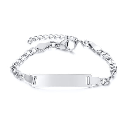 Engravable Unisex Baby Chain Bracelet - Timeless Keepsake for Newborns, Infants, and Toddlers (12cm to 15cm)! - Kids Jewellery Shop