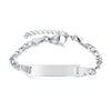 Engravable Unisex Baby Chain Bracelet - Timeless Keepsake for Newborns, Infants, and Toddlers (12cm to 15cm)!