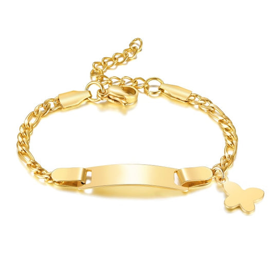 Engravable Unisex Baby Chain Bracelet - Timeless Keepsake for Newborns, Infants, and Toddlers (12cm to 15cm)! - Kids Jewellery Shop