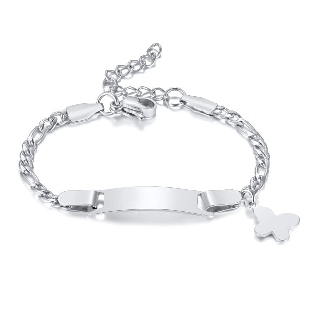 Forever Yours: Personalized Baby Bracelet - A Name Engraved Treasure for Children (12cm to 15cm)!