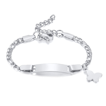 Engravable Unisex Baby Chain Bracelet - Timeless Keepsake for Newborns, Infants, and Toddlers (12cm to 15cm)! - Kids Jewellery Shop