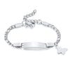 Engravable Unisex Baby Chain Bracelet - Timeless Keepsake for Newborns, Infants, and Toddlers (12cm to 15cm)!