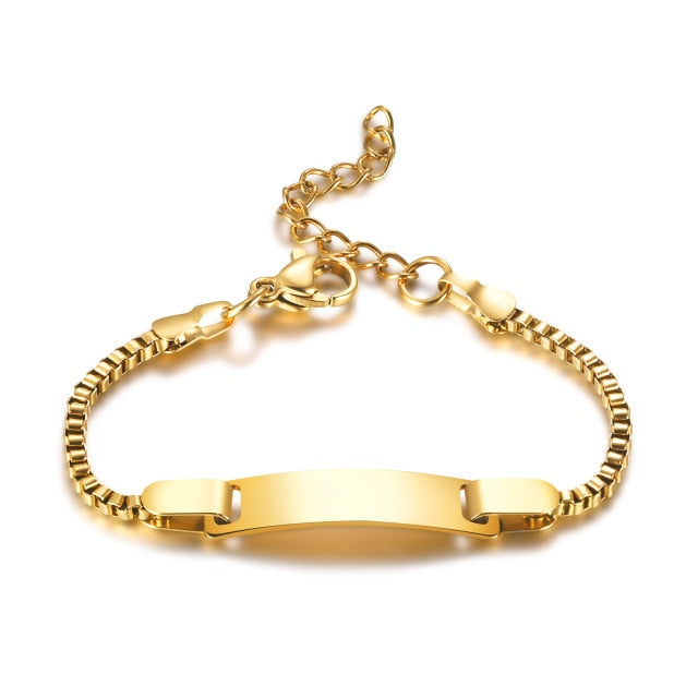 Engravable Unisex Baby Chain Bracelet - Timeless Keepsake for Newborns, Infants, and Toddlers (12cm to 15cm)! - Kids Jewellery Shop