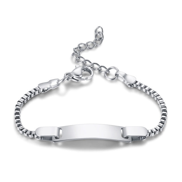 Engravable Unisex Baby Chain Bracelet - Timeless Keepsake for Newborns, Infants, and Toddlers (12cm to 15cm)! - Kids Jewellery Shop