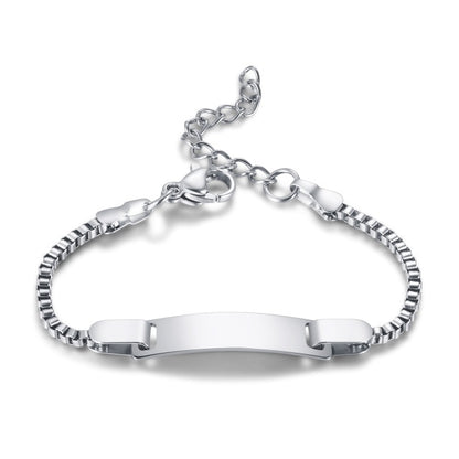 Engravable Unisex Baby Chain Bracelet - Timeless Keepsake for Newborns, Infants, and Toddlers (12cm to 15cm)! - Kids Jewellery Shop