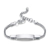 Engravable Unisex Baby Chain Bracelet - Timeless Keepsake for Newborns, Infants, and Toddlers (12cm to 15cm)!